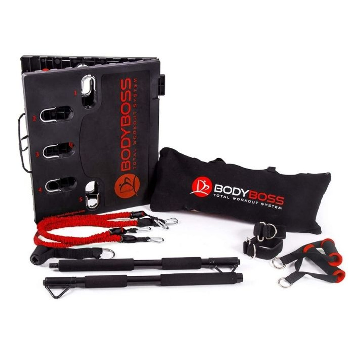 BodyBoss 2.0 Full Portable Home Gym Workout Package +